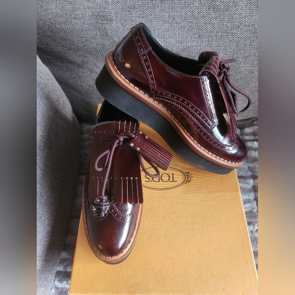 Tassel Brogues Platform Loafers
